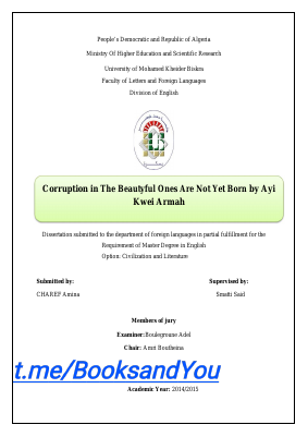 The Beautiful one are not yet born, (2).pdf